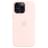 Чехол для iPhone 15 Pro Max, Silicone Case with MagSafe, Light Pink (MT1U3ZM/A) - фото #3, Technodom.kz