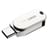 Флеш накопитель USB 3.0+TypeC 64GB Netac U785C - фото #3, Technodom.kz