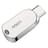 Флеш накопитель USB 3.0+TypeC 64GB Netac U785C - фото #4, Technodom.kz