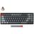 Игровая клавиатура беспроводная Keychron K6 68 Aluminum, RGB, Hot-Swap - Gateron Brown, Black/White - фото #1, Technodom.kz