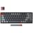 Игровая клавиатура беспроводная Keychron K6 68 Aluminum, RGB, Hot-Swap - Gateron Red, Black/White - фото #0, Technodom.kz