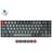 Игровая клавиатура беспроводная Keychron K6 68, RGB, Hot-Swap - Gateron Blue, Black/Gray - фото #1, Technodom.kz