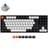 Игровая клавиатура Keychron C1 TKL, RGB - Gateron Blue, Black/White - фото #0, Technodom.kz