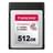 Карта памяти CFexpress 512GB Transcend, RW 1700/1300 MB/s, Type-B (TS512GCFE820) - фото #0, Technodom.kz