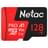 Карта памяти MicroSD 128GB Netac P500 Extreme Pro 100MB/s Class 10, + SD Adapter - фото #0, Technodom.kz