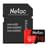 Карта памяти MicroSD 512GB Netac P500 Extreme Pro 100MB/s Class 10, + SD Adapter - фото #0, Technodom.kz