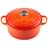 Кастрюля 24см чугун Оранжевая лава S LE CREUSET 21177240902430 - фото #1, Technodom.kz