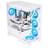 ПК корпус 2E FANTOM GK701W MiniTower, window, White mATX (GK701W) - фото #3, Technodom.kz
