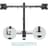 Кронштейн для 2х мониторов 10"-32",Onkron (D221E Black) - фото #3, Technodom.kz