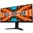 Монитор Игровой 34" Gigabyte M34WQ-EK 3440x1440 21:9 IPS 144ГЦ (2HDMI+DP+Type-C) Black - фото #1, Technodom.kz