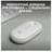 Мышка беспроводная USB/BT Logitech Pebble 2 M350S, White - фото #3, Technodom.kz