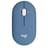 Мышка беспроводная USB/BT Logitech Pebble M350, Blueberry - фото #0, Technodom.kz