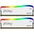 Оперативная память DDR4 DIMM 16GB(8GBx2)/3200MHz Kingston Fury Beast RGB White (KF432C16BWAK2/16) - фото #0, Technodom.kz