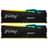 Оперативная память DDR5 DIMM 16GB(8GBx2)/5600MHz Kingston Fury Beast RGB (KF556C40BBAK2-16) - фото #0, Technodom.kz