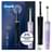 Набор электрических зубных щеток Oral-B Vitality Pro, 2 щётки, 2 насадки, Черная и Лиловая - фото #0, Technodom.kz