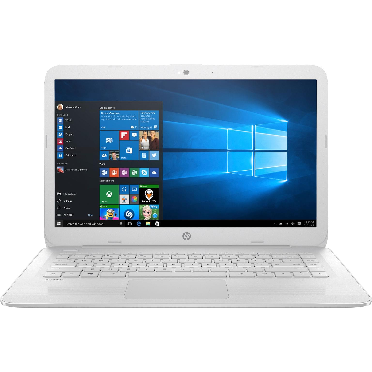 Ноутбук HP Stream Celeron N3050 / 4ГБ / 32FLASH / 14 / Win10 / (1MZ82EA) -  купить по лучшей цене в Алматы | интернет-магазин Технодом