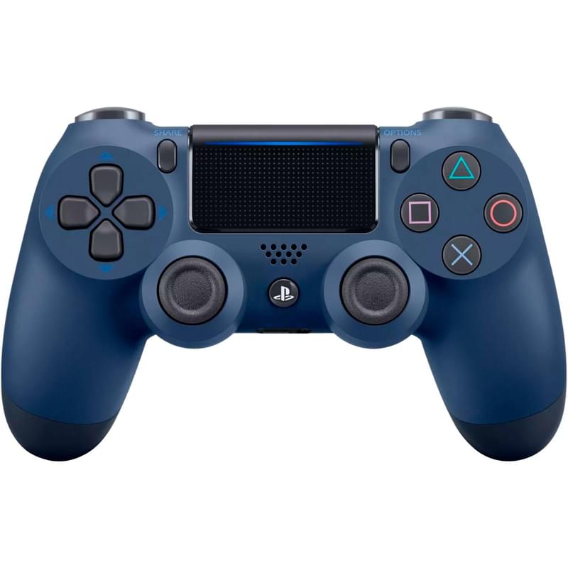Джойстик беспроводной PS4 Sony DualShock 4 (CUH-ZCT2E/Midnight Blue) - фото #0, Technodom.kz