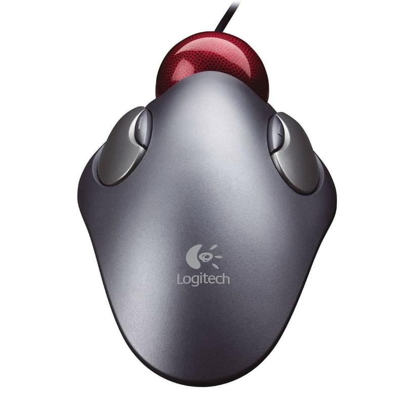 Мышка проводная USB Logitech TRACKMAN MARBLE, Gray, 910-000808 - фото #3, Technodom.kz