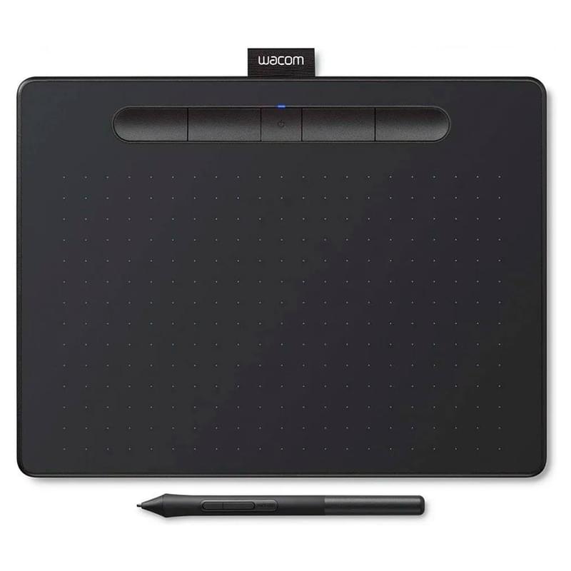 Графический планшет Wacom Intuos M Bluetooth, Black (CTL-6100WLK-N) - фото #0, Technodom.kz
