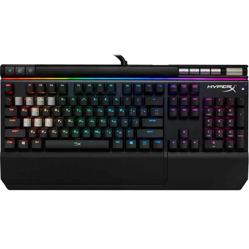 Клавиатура игровая проводная HyperX Alloy Elite RGB, MX Red, HX-KB2RD2-RU/R1 - фото #0, Technodom.kz