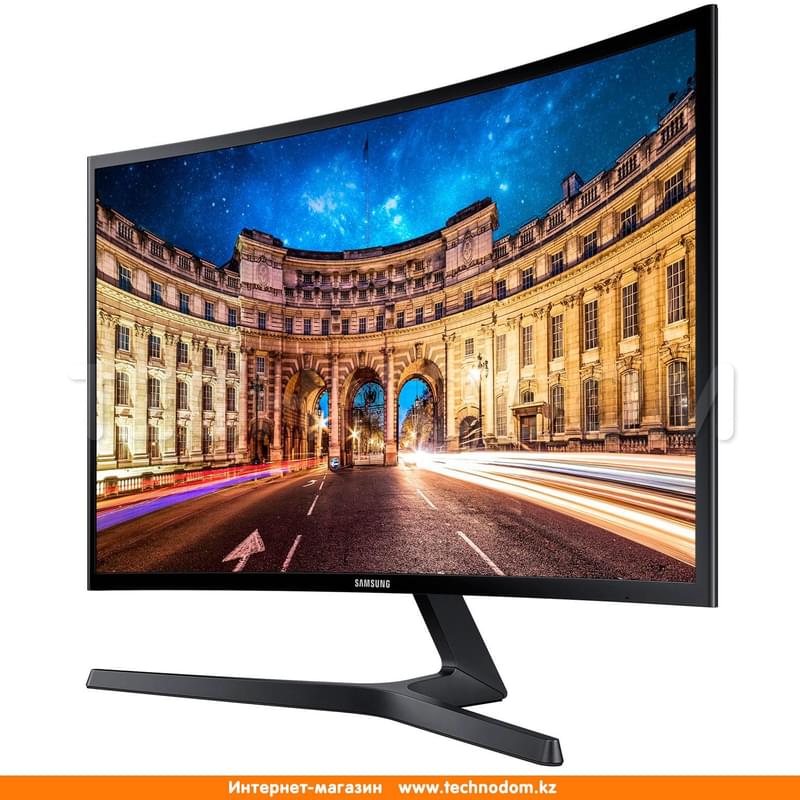 Монитор 27" Samsung LC27F396FHIX/RU 1920х1080 16:9 VA 60ГЦ (HDMI+VGA) Curved Black - фото #1, Technodom.kz
