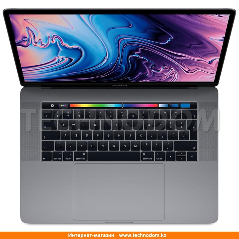 Ноутбук Apple MacBook Pro 2018 Touch Bar i7 8750H / 16ГБ / 256SSD / 555X 4ГБ / 15.4 / Mac OS High Sierra / (MR932RU/A) - фото #2, Technodom.kz
