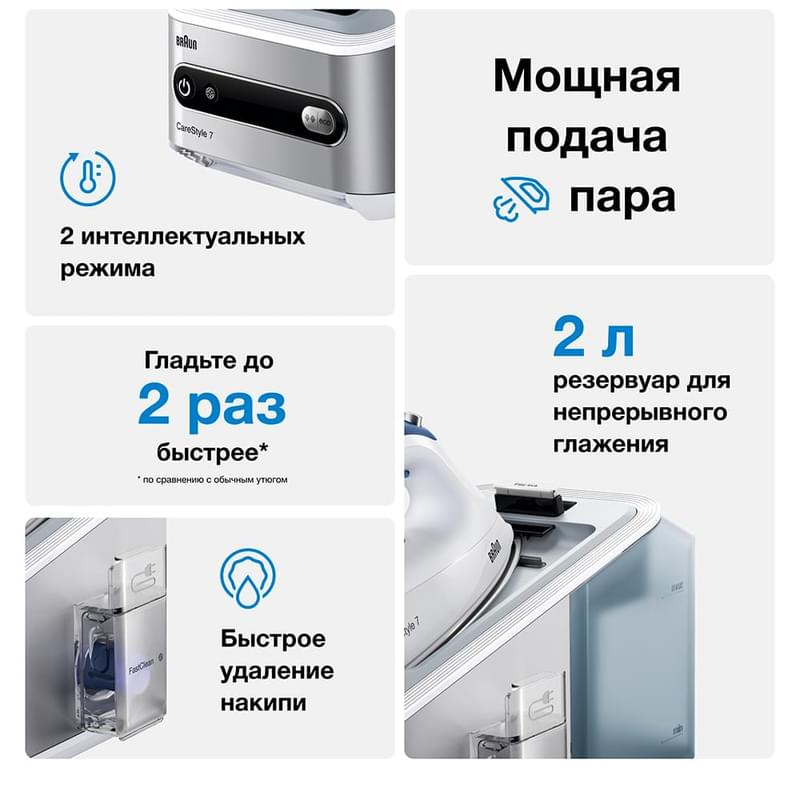 Гладильная система Braun CareStyle 7  IS-7143 - фото #6, Technodom.kz