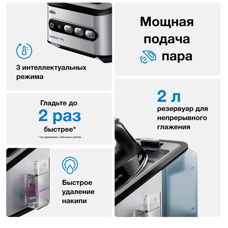 Гладильная система Braun CareStyle 7 IS-7156 - фото #1, Technodom.kz