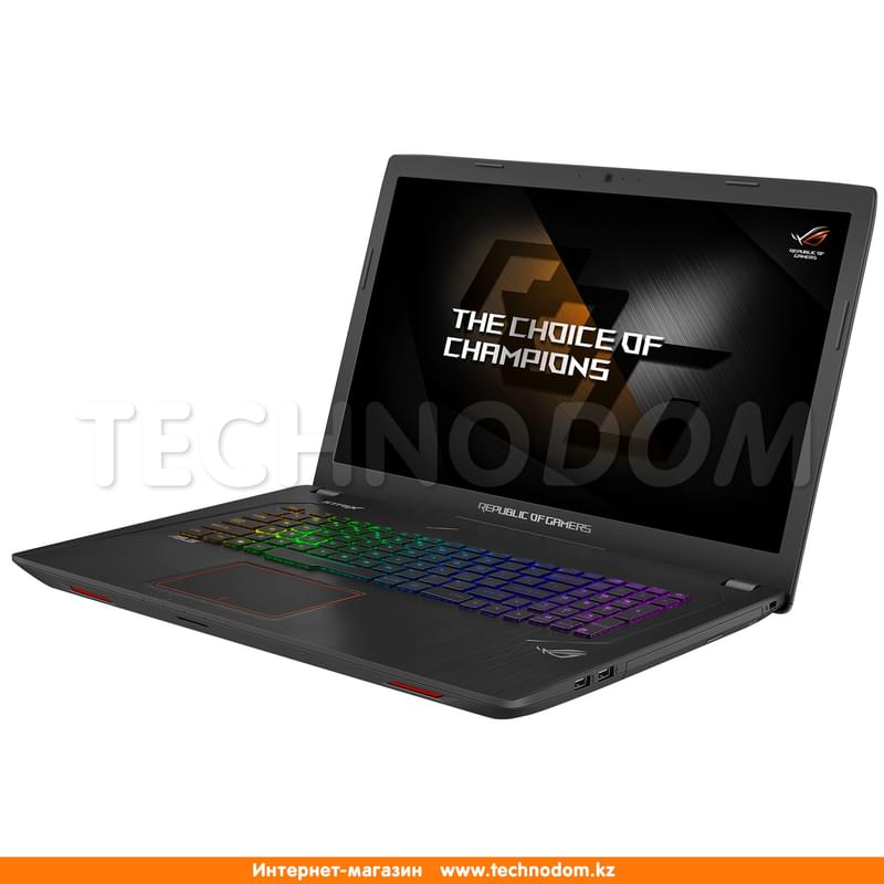 Игровой ноутбук Asus ROG STRIX GL753VD i5 7300HQ / 8ГБ / 1000HDD / GTX1050 2ГБ / 17.3 / DOS / (GL753VD-GC008) - фото #2, Technodom.kz