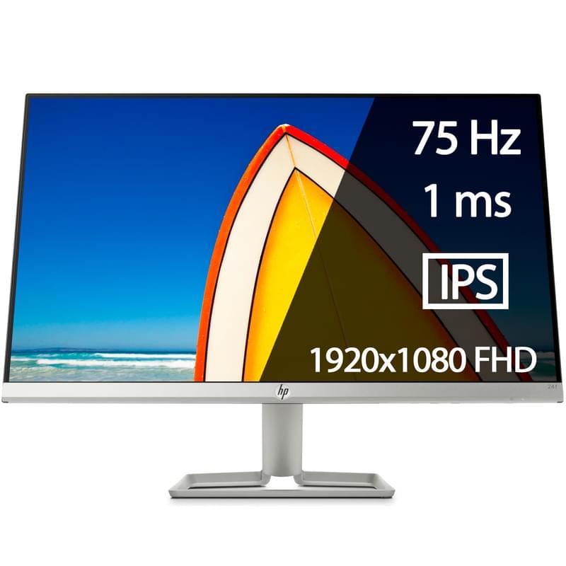 Монитор 23.8" HP 24f 2XN60AA 1920х1080 16:9 IPS 75ГЦ Black - фото #0, Technodom.kz