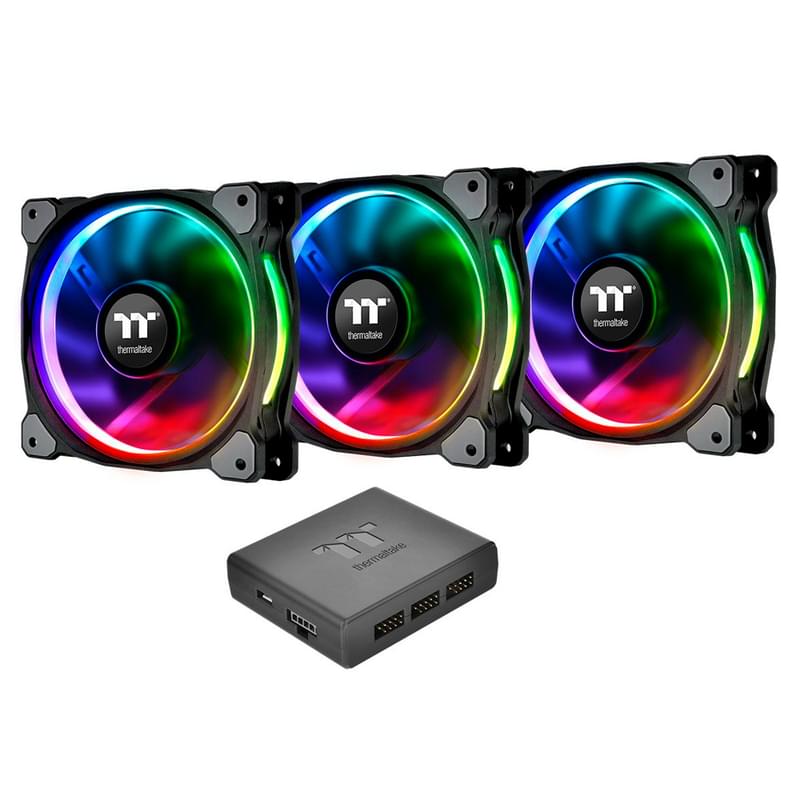 Кулер для кейса Thermaltake Riing Plus 12 RGB Radiator Fan TT Premium Edition (CL-F053-PL12SW-A) - фото #4, Technodom.kz