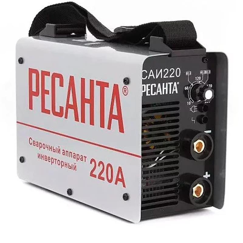 Сварочный аппарат инверторный в кейсе Ресанта САИ-220 (65/22) - фото #0, Technodom.kz