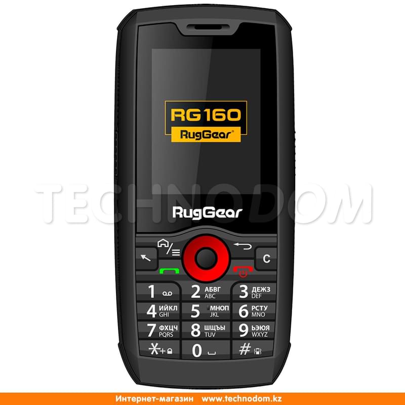 Мобильный телефон RugGear RG160 Black - фото #0, Technodom.kz