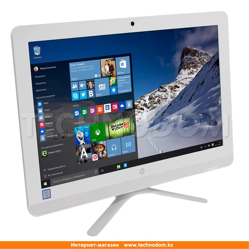 Моноблок 21.5" HP 22-b376ur White (2BW26EA) - фото #1, Technodom.kz