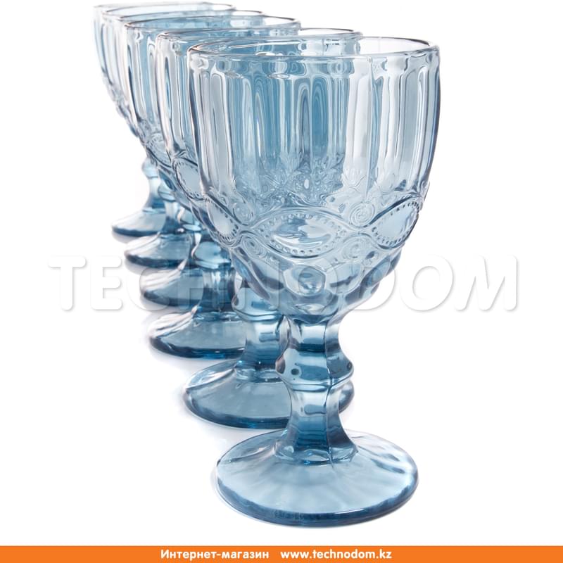 Набор фужеров 6 ш 260 мл цветные Glassware 171265 - фото #2, Technodom.kz