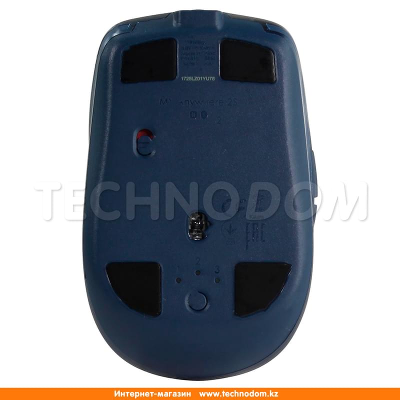 Мышка беспроводная USB/BT Logitech MX Anywhere 2S, Midnight Teal, 910-005154 - фото #4, Technodom.kz Мышка беспроводная USB/BT Logitech MX Anywhere 2S, Midnight Teal, 910-005154 - фото #4, Technodom.kz