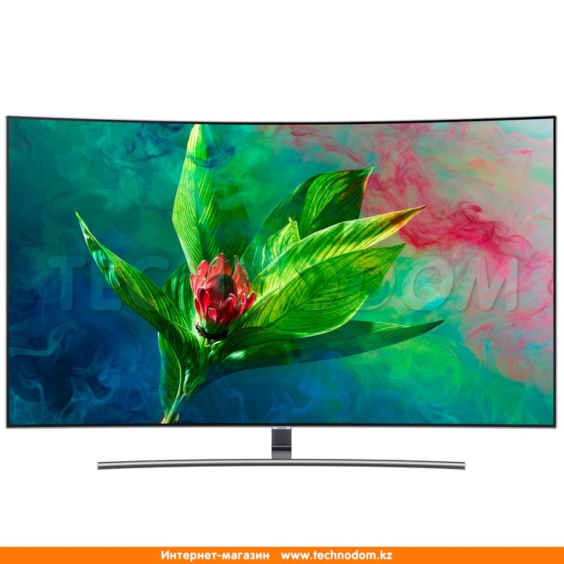 Телевизор 55" Samsung QE55Q8CNAUXCE QLED UHD Smart Curved Silver (4K) - фото #0, Technodom.kz