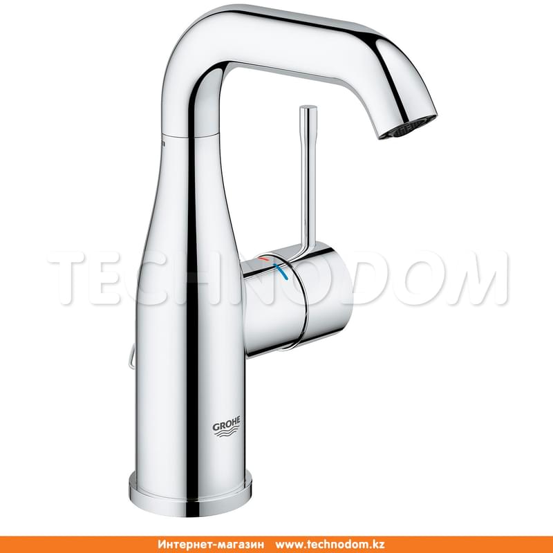 Essence+ Смеситель однорычажный для раковины U-излив, цепочка GROHE 23480001 - фото #0, Technodom.kz