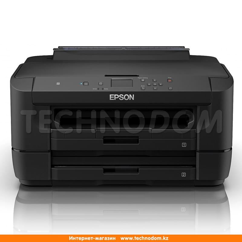 Принтер струйный Epson WorkForce WF-7210DTW A3-D-N-W (C11CG38402) - фото #2, Technodom.kz