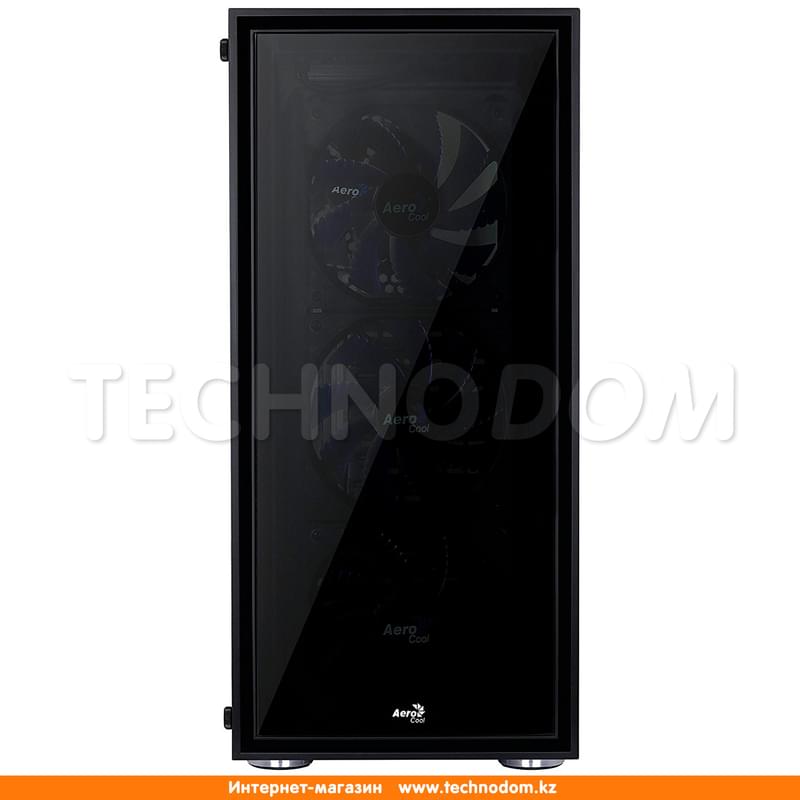 ПК корпус Aerocool Quartz RGB Mid Tower, window, Black mATX (Quartz RGB) - фото #1, Technodom.kz