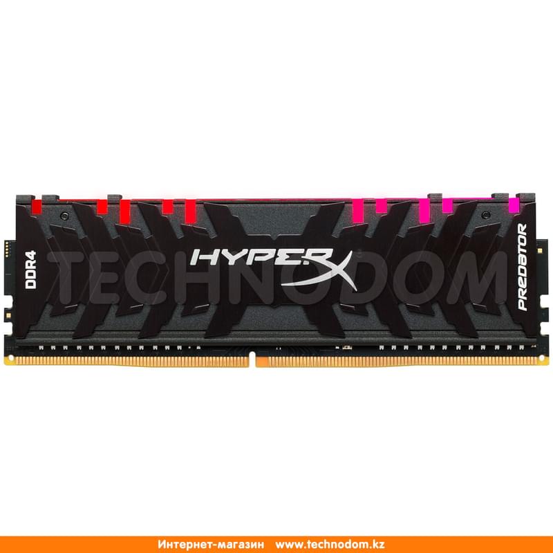Оперативная память DDR4 DIMM 8GB/2933MHz PC4-23466 Kingston HyperX Predator RGB (HX429C15PB3A/8) - фото #0, Technodom.kz