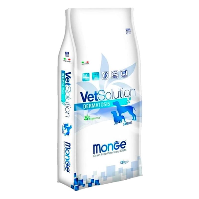 Сухой корм Monge Vetsolution  Dog Dermatosis диета при кожных заболеваниях для собак 12 кг - фото #0, Technodom.kz
