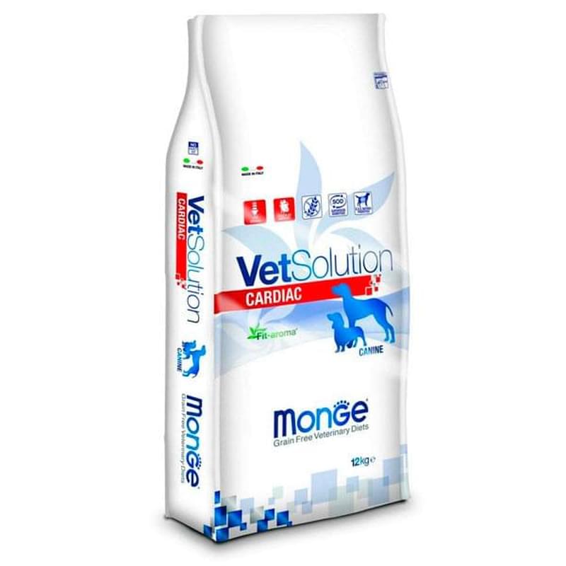 Сухой корм Monge VetSolution Dog Cardiac диета для собак при нарушениях сердечных функцию 12 кг - фото #0, Technodom.kz