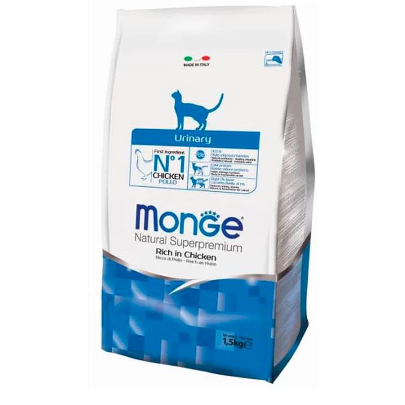 Сухой корм Monge Cat Urinary для профилактики мочекаменной болезни у взрослых кошек 1,5 кг - фото #0, Technodom.kz