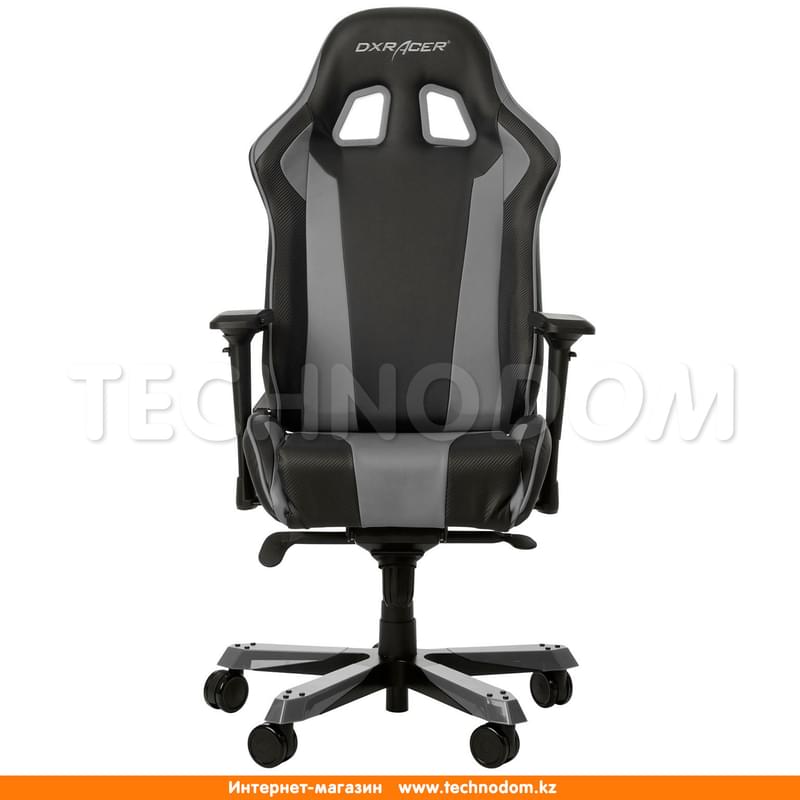 Игровое компьютерное кресло DXRacer King, Black/Gray (OH/KS06/NG) - фото #0, Technodom.kz