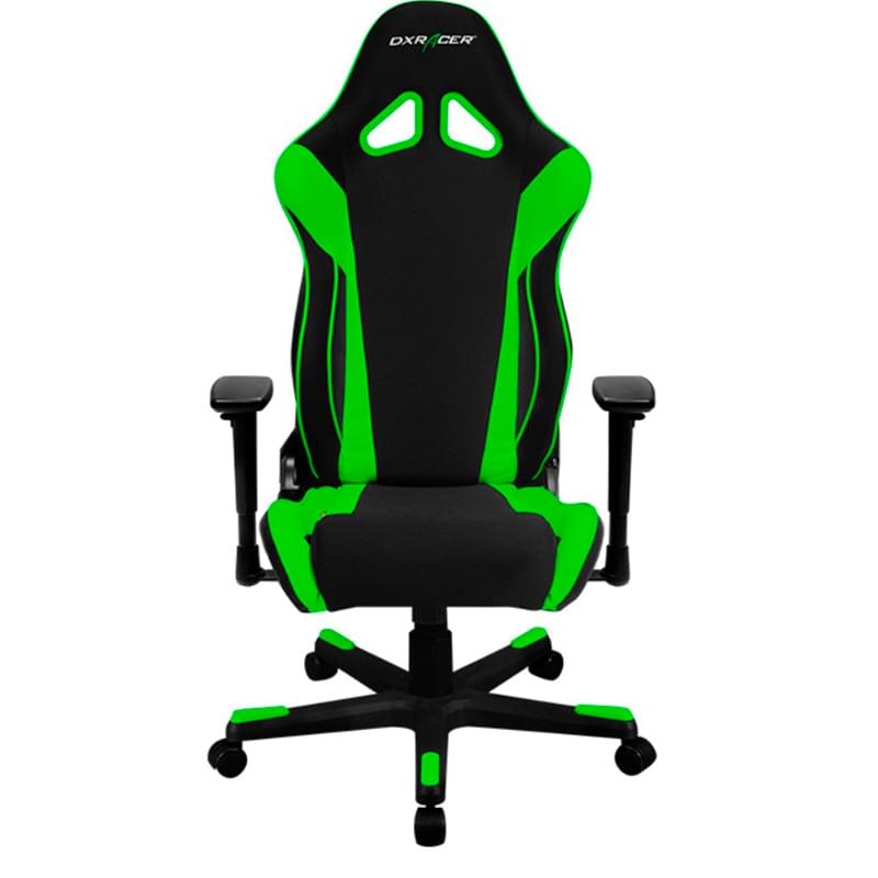 Игровое компьютерное кресло DXRacer Racing, Black/Green (OH/RW106/NE) - фото #0, Technodom.kz
