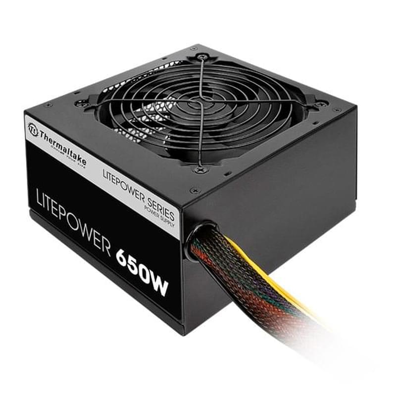 Блок питания Thermaltake Litepower 650W APFC ATX 20+4 pin, 4+4pin (PS-LTP-0650NPCNEU-2) - фото #0, Technodom.kz