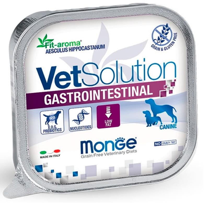 Влажный корм Monge VetSolution Dog Gastrointestinal для собак при проблемах пищеварения 150 г - фото #0, Technodom.kz