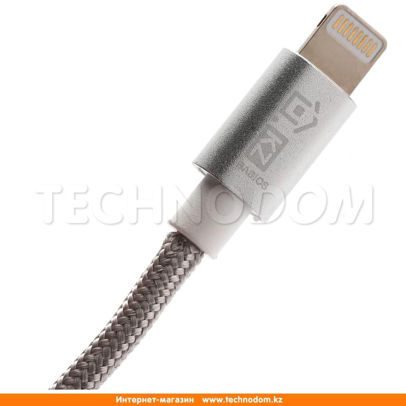 Кабель USB 2.0 - Lightning, TD Basics, 1м, Silver (TB-C1005) - фото #0, Technodom.kz