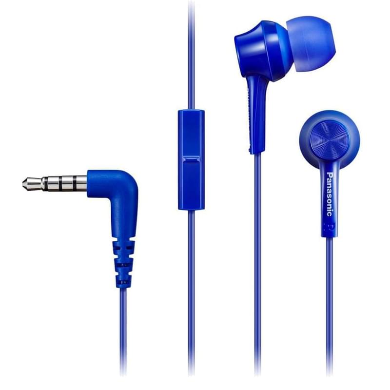 Наушники Вставные Panasonic RP-TCM115GCA, Blue - фото #1, Technodom.kz